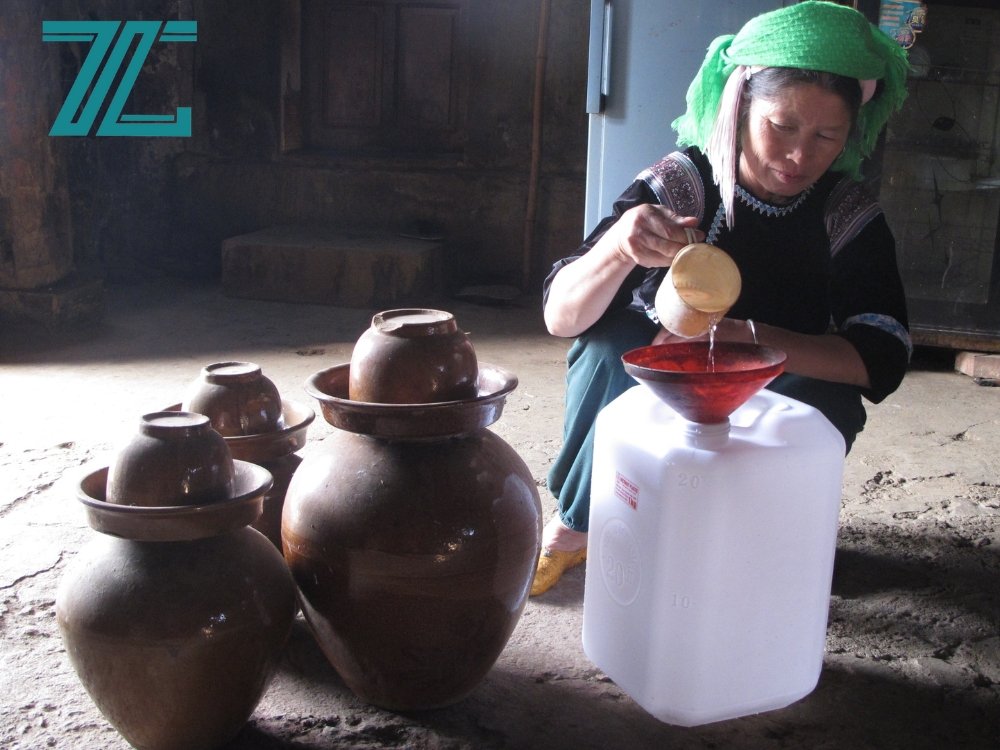 Bảo quản rượu ngô