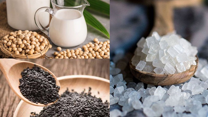 Sữa đậu nành mè đen