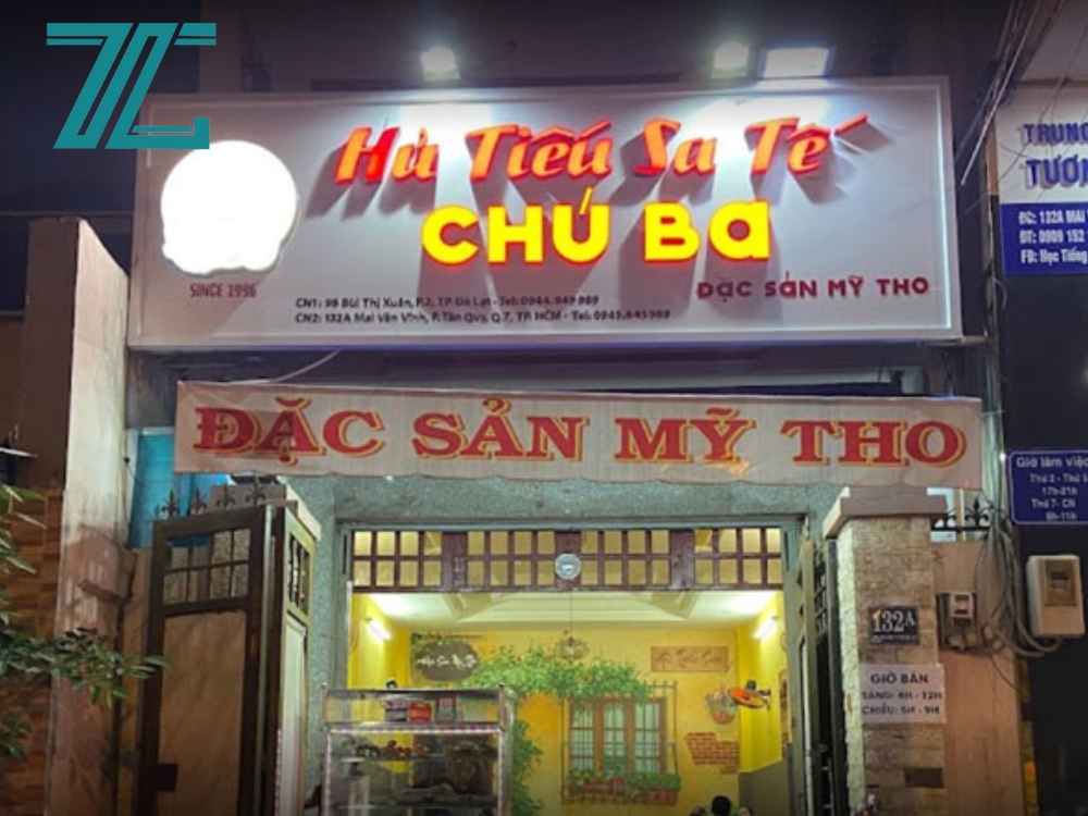 Quán hủ tiếu chú Ba