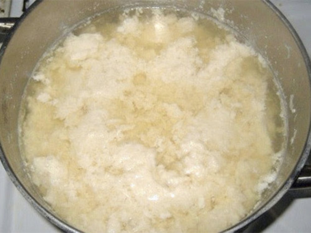 Khâu làm đông đậu phụ