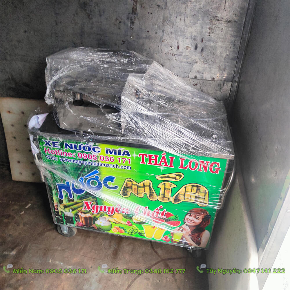 Máy ép mía ở Bình Phước