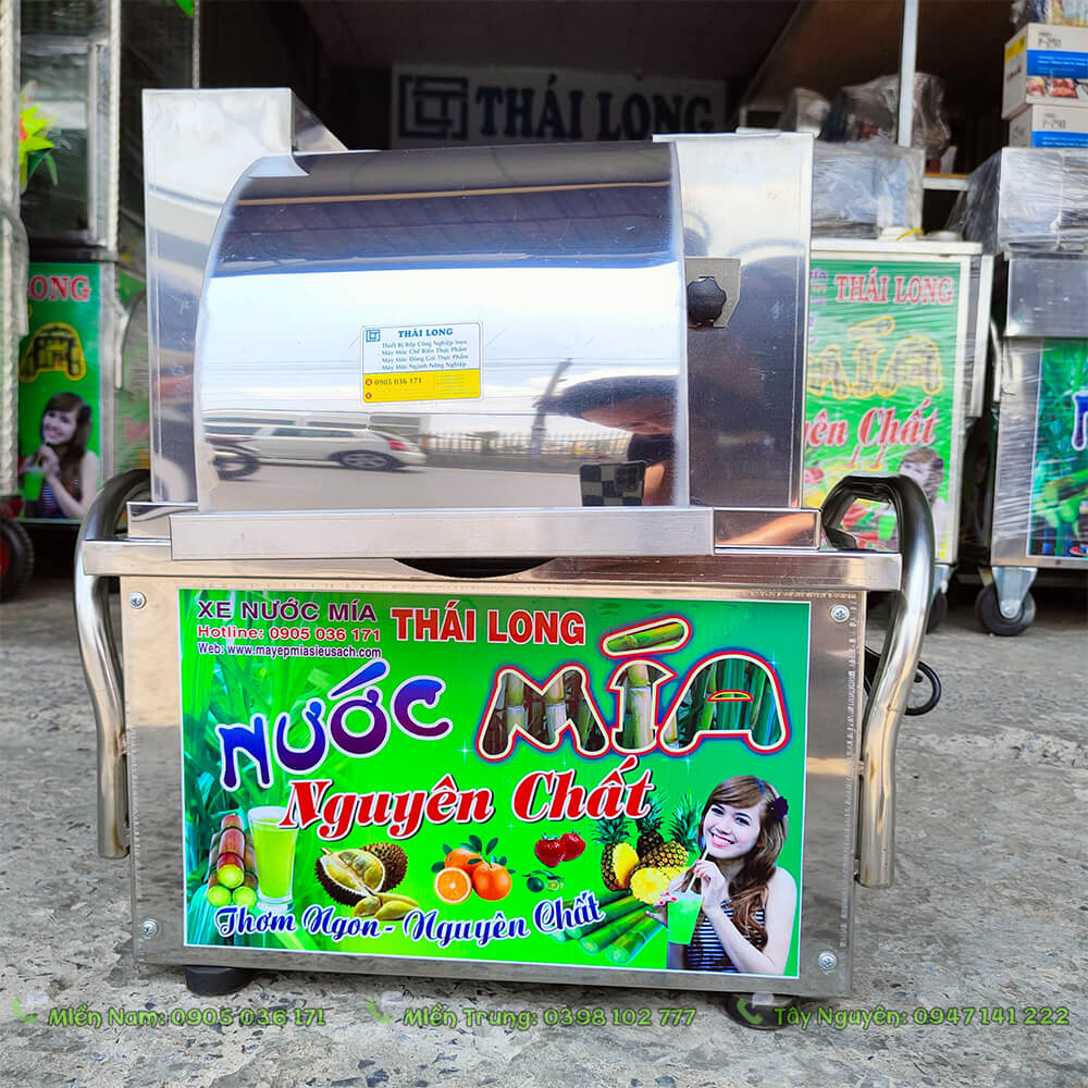 Máy ép mía ở Bình Phước