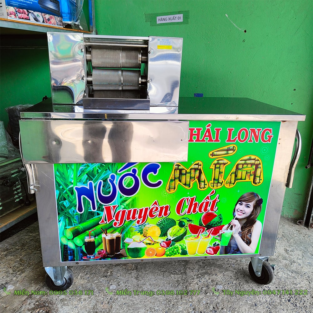 Máy ép mía ở Bình Phước