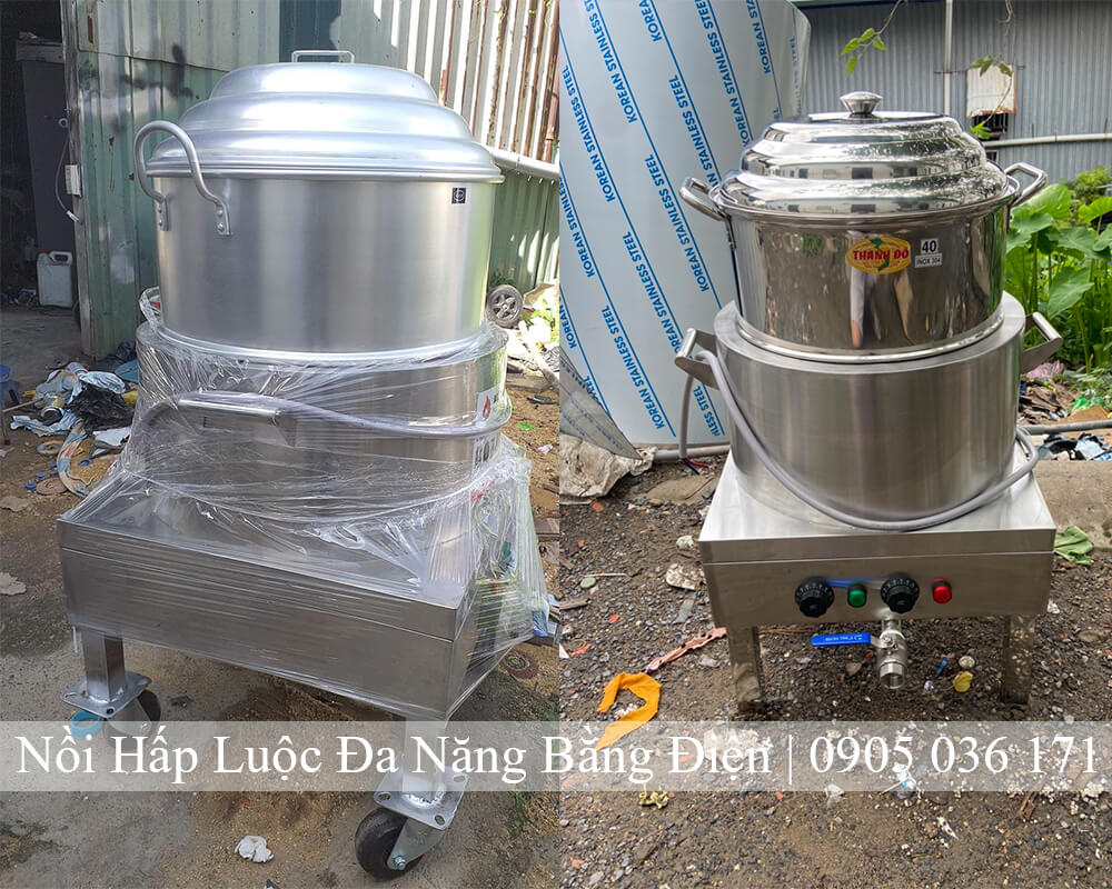 Nồi Hấp Luộc Bằng Điện Đa Năng