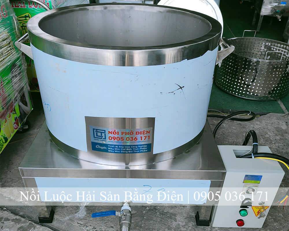 Nồi Luộc Hải Sản Bằng Điện