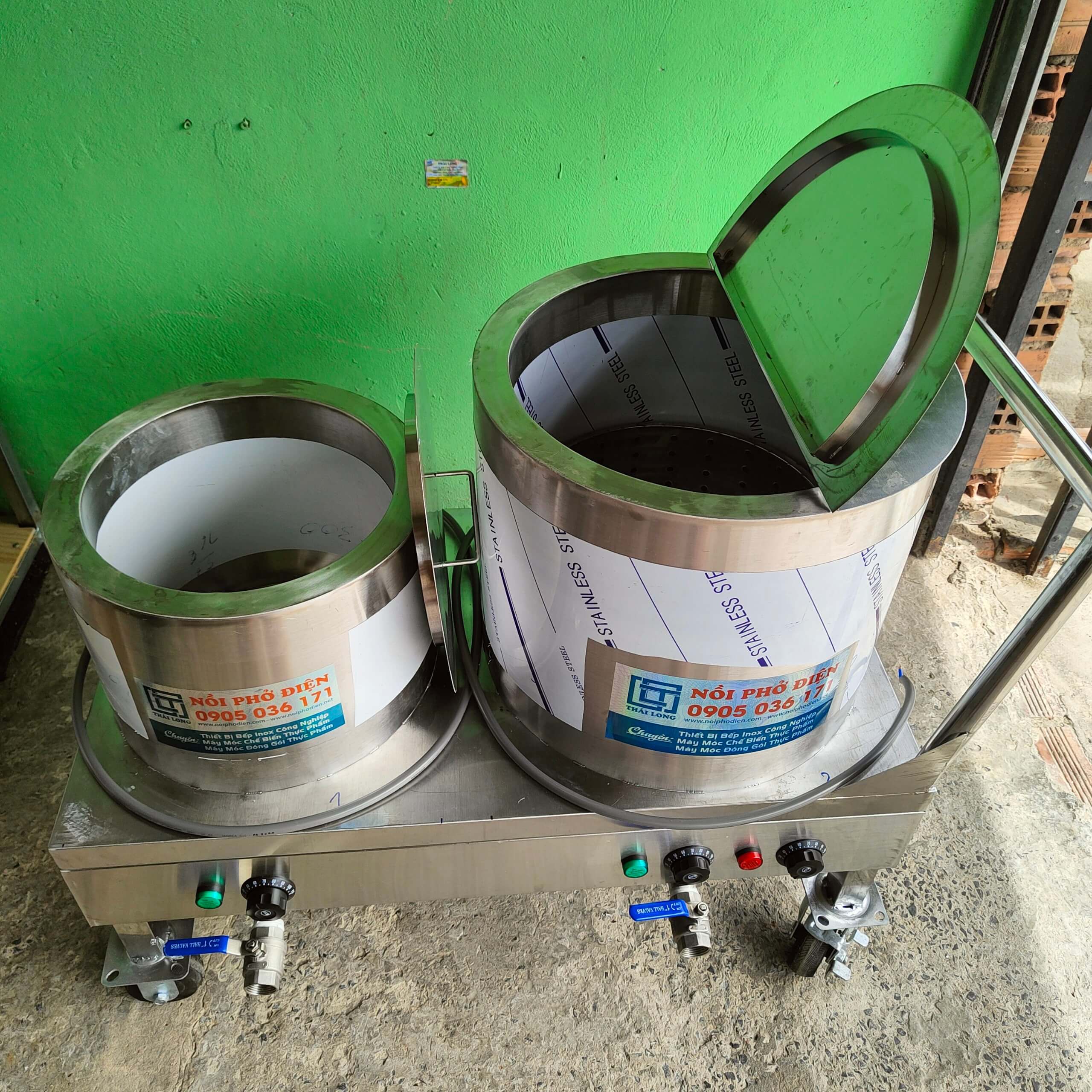 Nồi phở điện ở Đồng Tháp