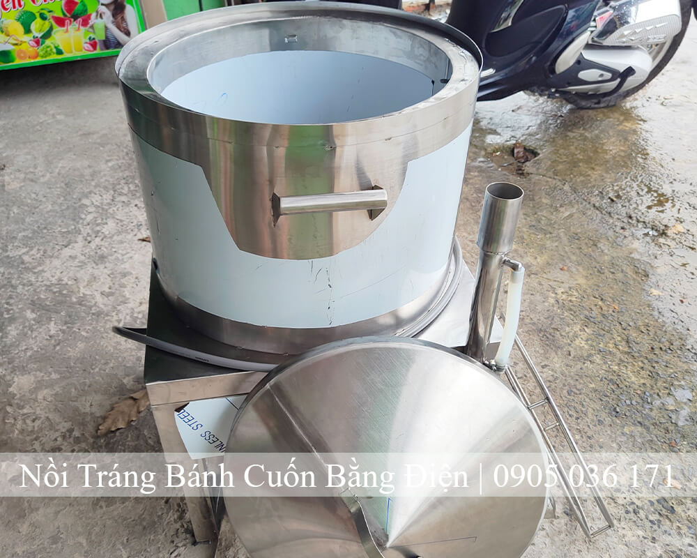 Nồi Tráng Bánh Cuốn Bằng Điện