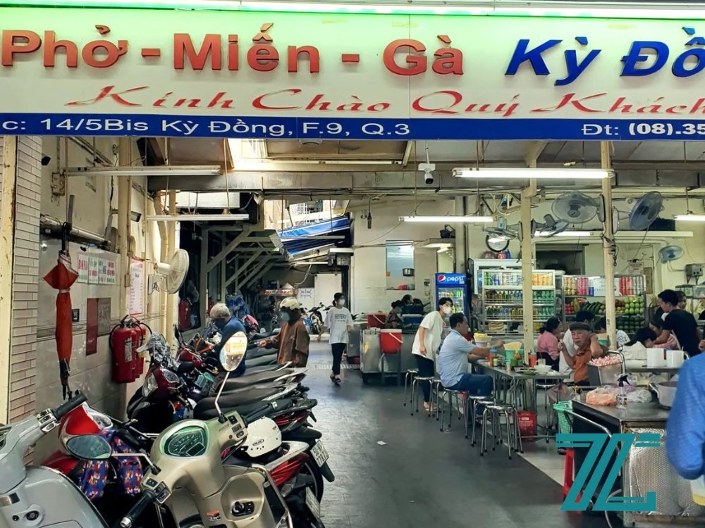Quán phở miến gà Kỳ Đồng