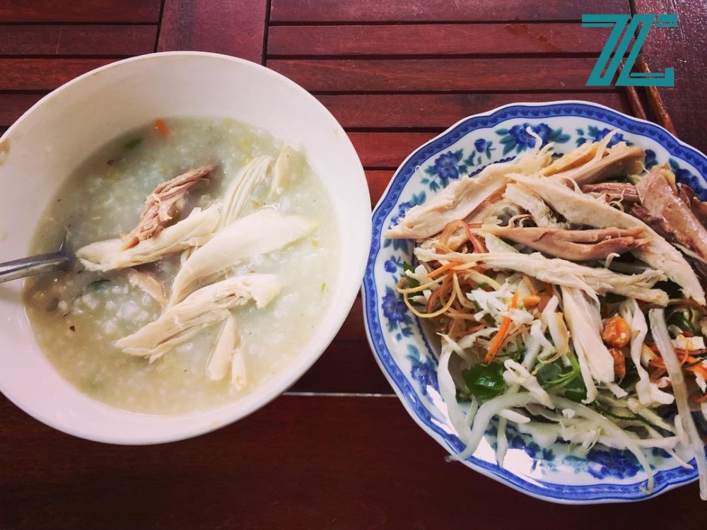 Món cháo tại quán Diễm