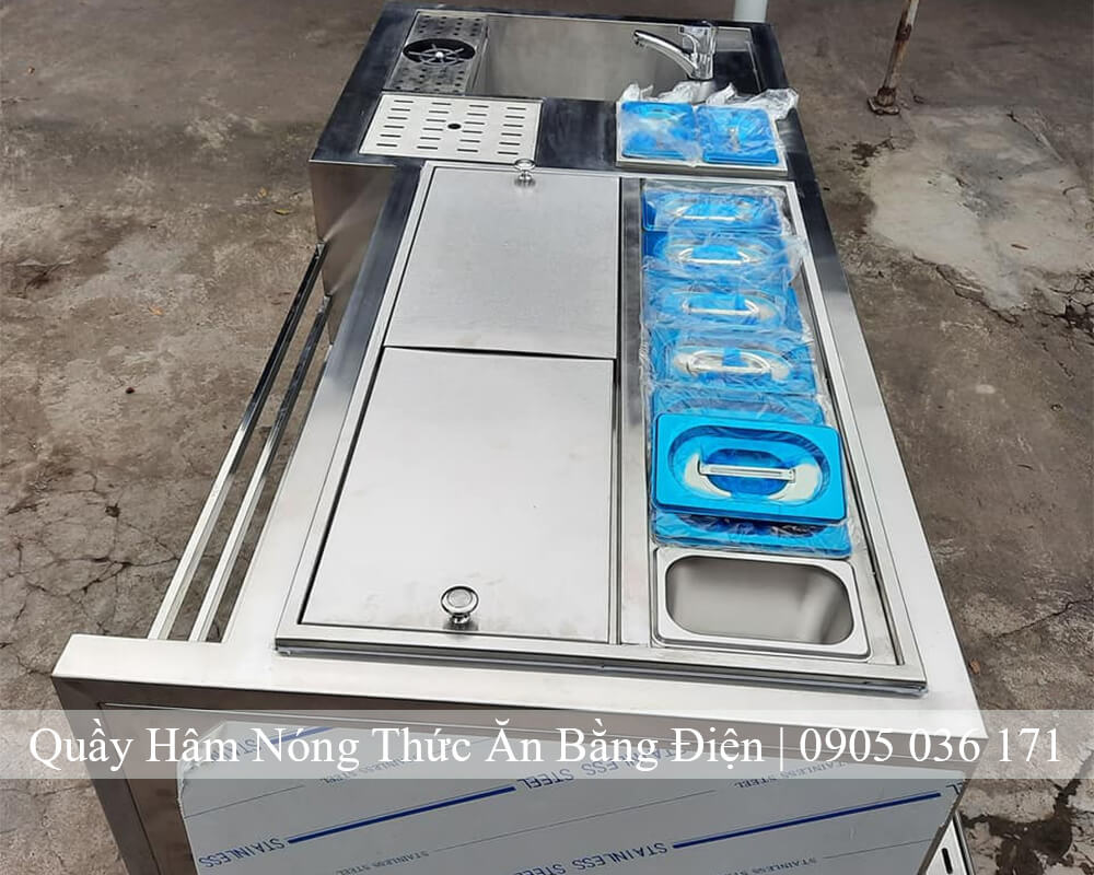 Quầy Hâm Nóng Thức Ăn Bằng Điện
