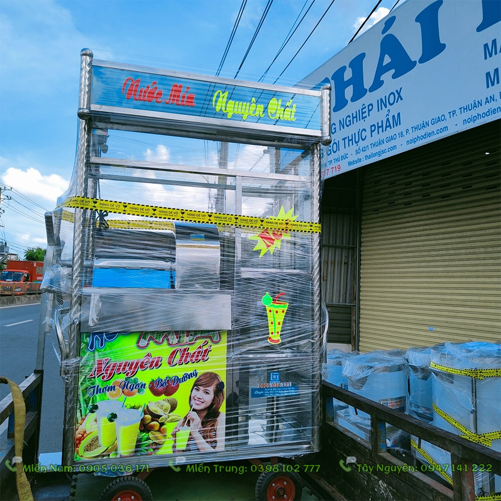 Xe nước mía tại Bến Tre