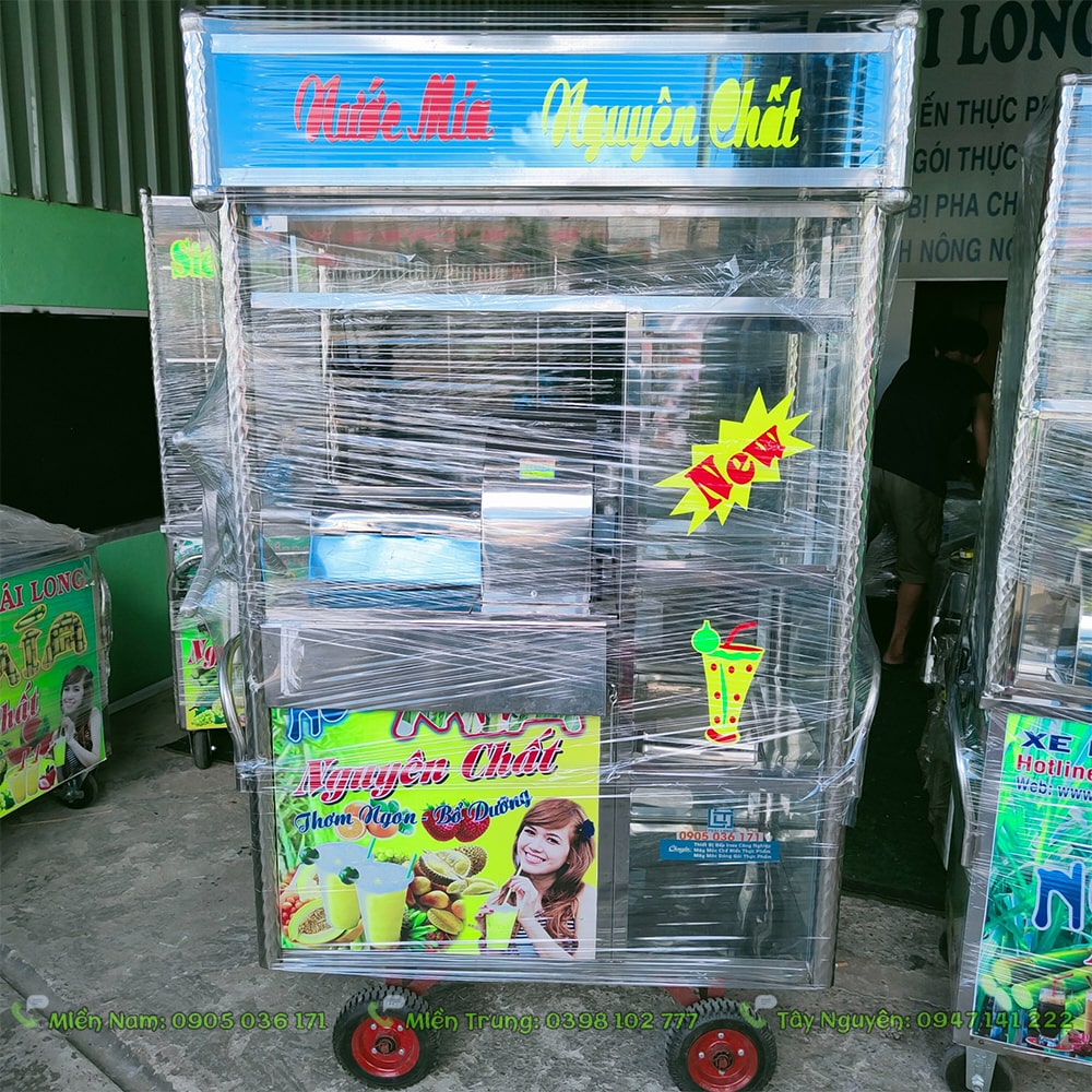 Xe nước mía tại Bến Tre