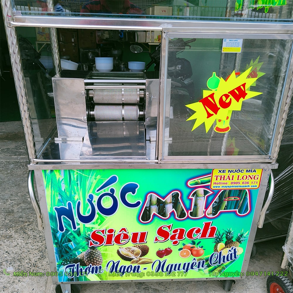 Xe nước mía tại Bến Tre