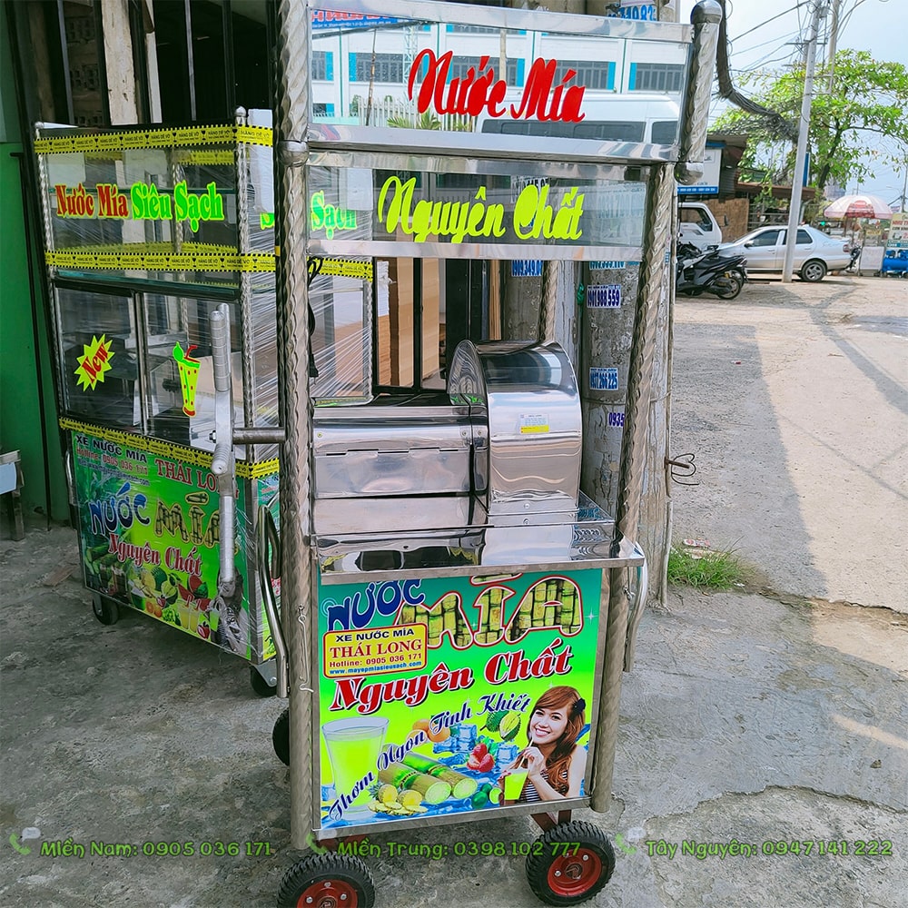 Địa chỉ cung cấp xe nước mía tại Long An