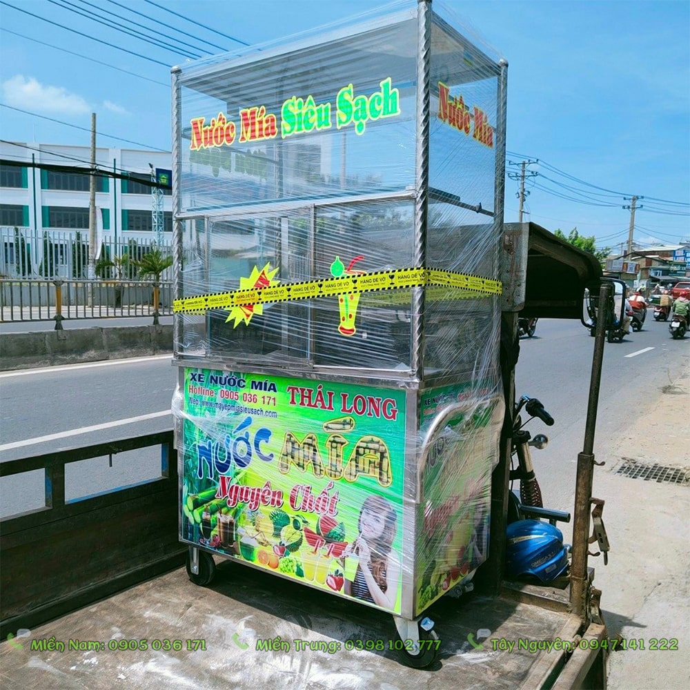 Địa chỉ cung cấp xe nước mía tại Long An