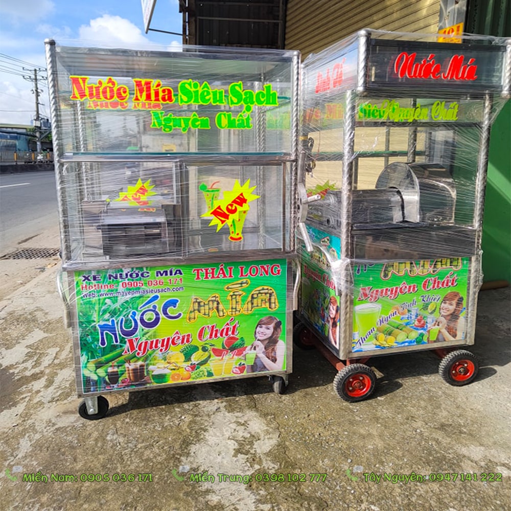 Địa chỉ cung cấp xe nước mía tại Long An