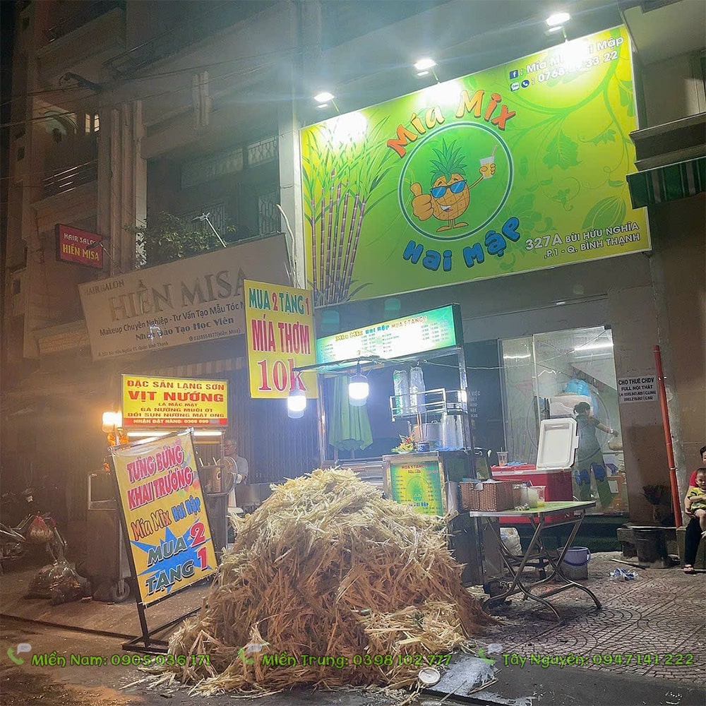 Xe nước mía ở Vũng Tàu